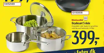 Grydesæt 5 dele