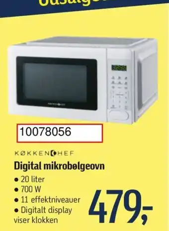 Digital mikrobølgeovn