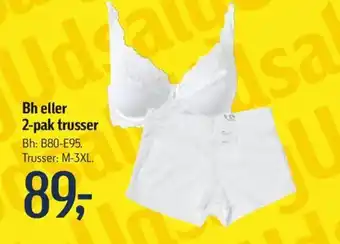 Føtex Bh eller 2-pak trusser tilbud