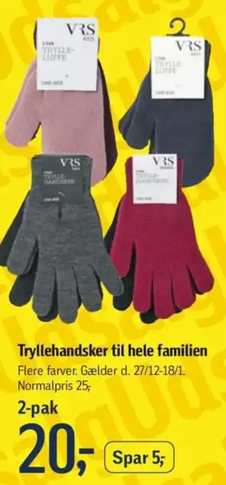 Føtex Tryllehandsker til hele familien tilbud