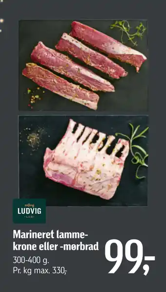 Føtex Marineret lammekrone eller -mørbrad tilbud