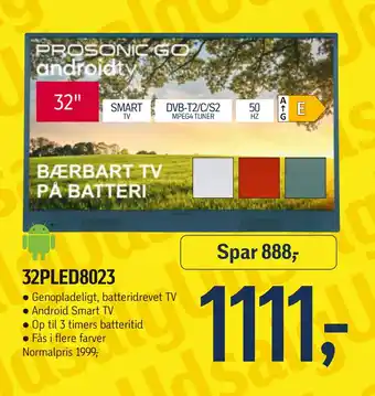 Føtex Prosonic 32pled8023 tilbud