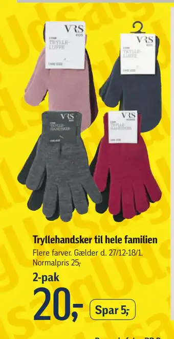 Føtex Tryllehandsker til hele familien tilbud