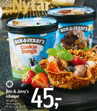 Føtex Ben & jerry’s isbæger tilbud