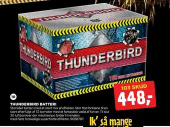 jem & fix Thunderbird batteri tilbud