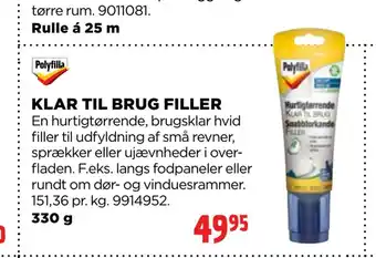 jem & fix Klar til brug filler tilbud