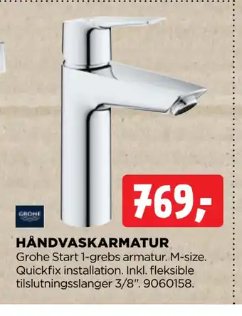 jem & fix Håndvaskarmatur tilbud