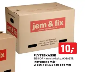 jem & fix Flyttekasse tilbud