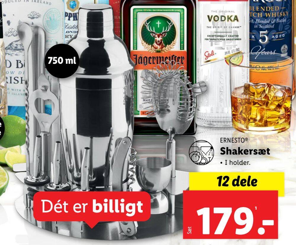 Shakersæt tilbud hos Lidl