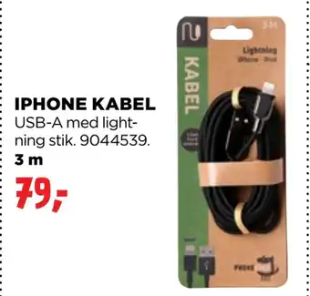 jem & fix Iphone kabel tilbud