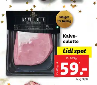 Lidl Kalveculotte tilbud