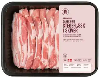 REMA 1000 Stegeflæsk i skiver, 400 g tilbud