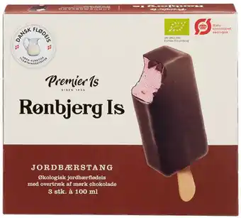 REMA 1000 Jordbærstang m/cho., 300 ml tilbud
