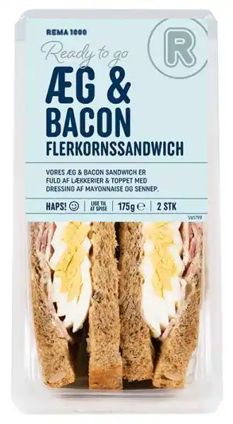 Æg & bacon sandwich, 175 g