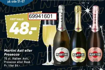 Bilka Martini Asti eller Prosecco tilbud