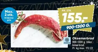 Bilka Oksemørbrad tilbud