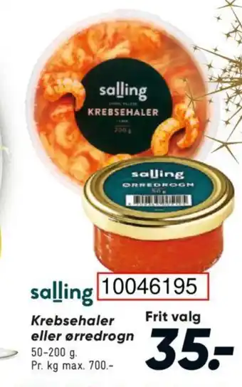 Bilka Krebsehaler eller ørredrogn tilbud