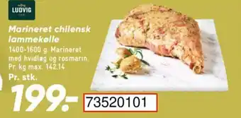 Bilka Marineret chilensk lammekølle tilbud
