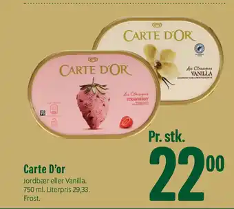 Min Købmand Carte d’or tilbud