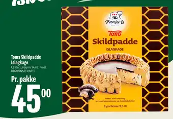 Toms skildpadde islagkage