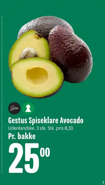 Min Købmand Gestus spiseklare avocado tilbud