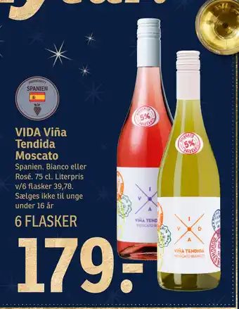 SPAR Vida viña tendida moscato tilbud