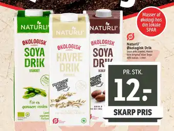 SPAR Naturli' økologisk drik tilbud