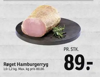 SPAR Røget hamburgerryg tilbud