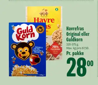 Min Købmand Havrefras original eller guldkorn tilbud