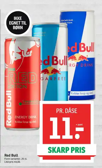 SPAR Red bull tilbud