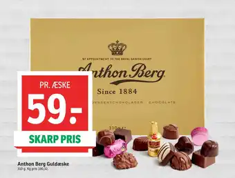 SPAR Anthon berg guldæske tilbud