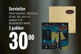 Min Købmand Servietter tilbud