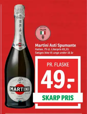 SPAR Martini asti spumante tilbud