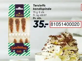 Bilka Tørsleffs kandispinde tilbud