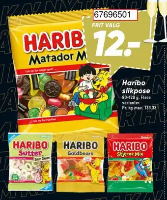 Bilka Haribo slikpose tilbud