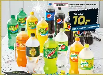 Bilka Faxe eller Pepsi sodavand tilbud