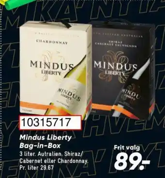 Bilka Mindus Liberty Bag-in-Box tilbud
