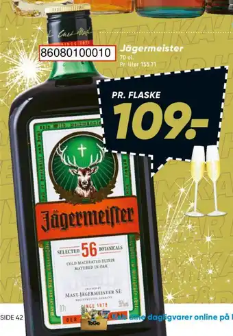 Bilka Jägermeister tilbud