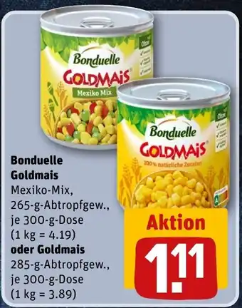 REWE Bonduelle Goldmais tilbud