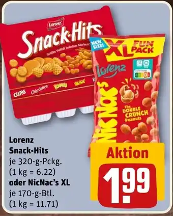 REWE DE Lorenz Snack-Hits tilbud