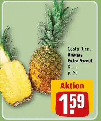 REWE DE Ananas Extra Sweet tilbud