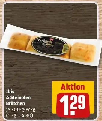 REWE DE Ibis 4 Steinofen Brötchen tilbud
