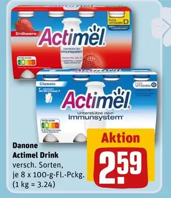 REWE DE Danone Actimel Drink tilbud