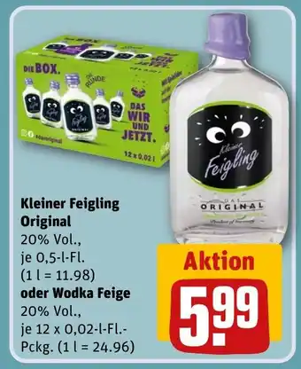 REWE Kleiner Feigling Original tilbud