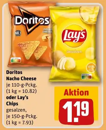 REWE Doritos Nacho Cheese tilbud