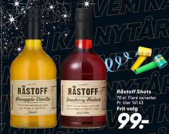 Råstoff shots