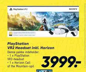 Playstation vr2 headset inkl. horizon
