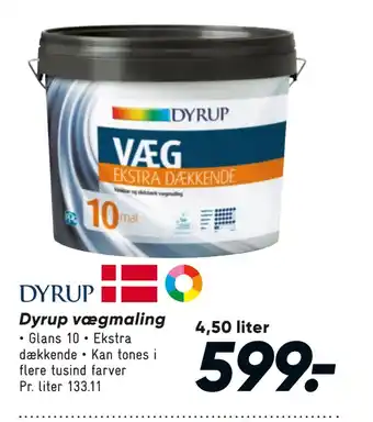 Bilka Dyrup vægmaling tilbud