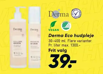 Bilka Derma eco hudpleje tilbud