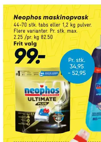 Bilka Neophos maskinopvask tilbud